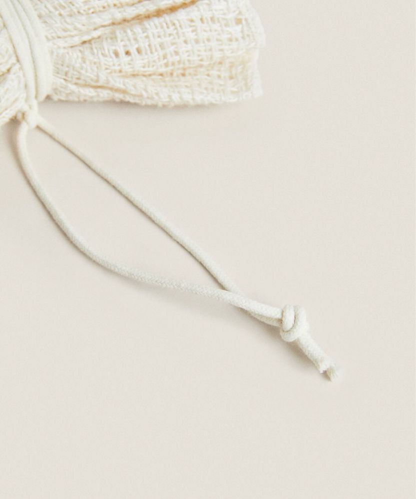 Esponja Corporal Esfoliante De Linho Zara Home NOVO