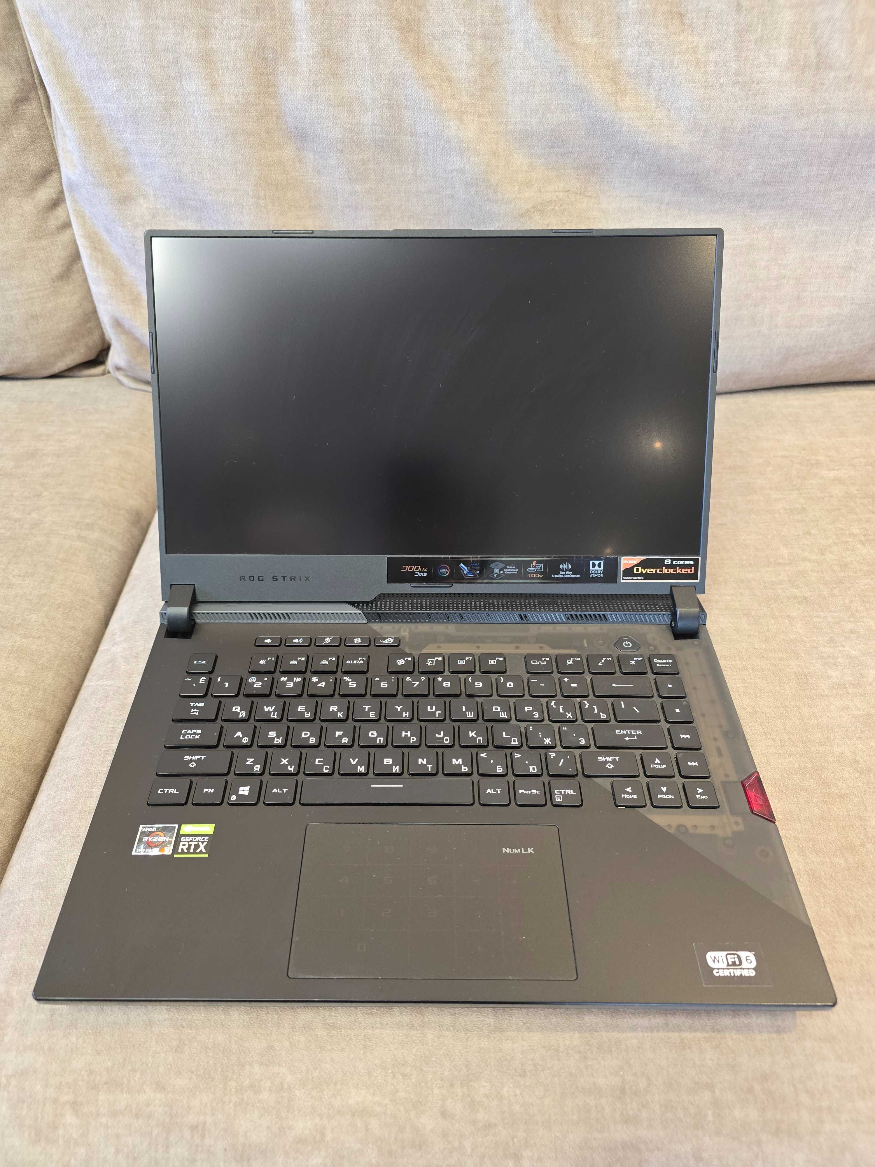 Asus ROG Strix Scar 15 G533QS – RTX 3080 16 ГБ, Ryzen 9, 32 ГБ RAM