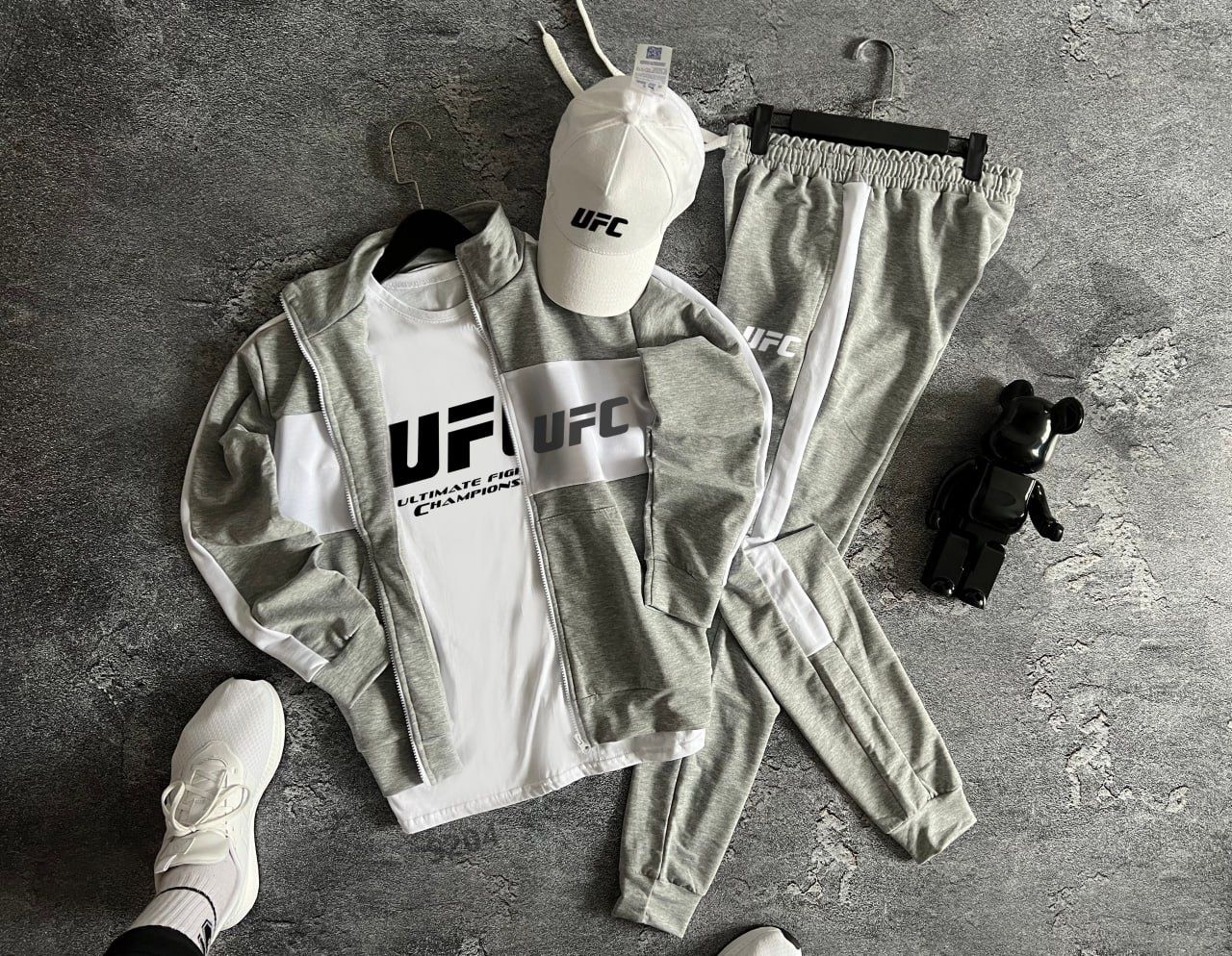 UFC спортивний костюм чоловічий літній + футболка / кепка