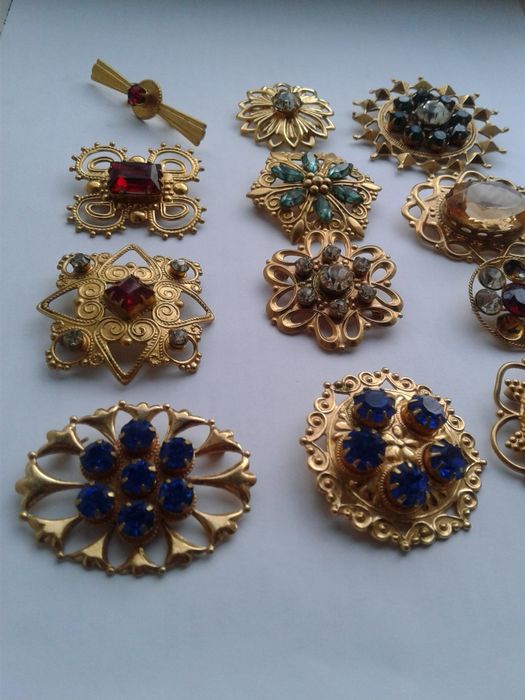 Советские брошки позолота СССР позолоченные , брошь , брошка