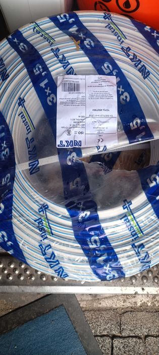 przewód nkt 3x1,5 płaski instal płus kabel