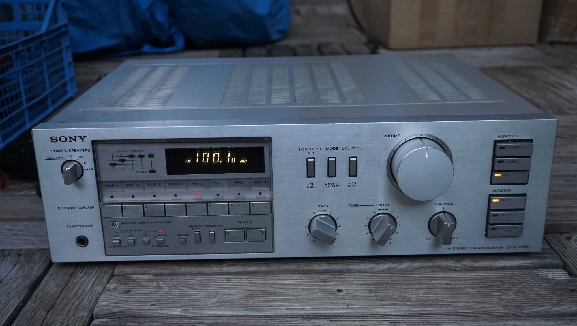 Amplituner stereo SONY STR-V45L 2 x 40W ,1981r