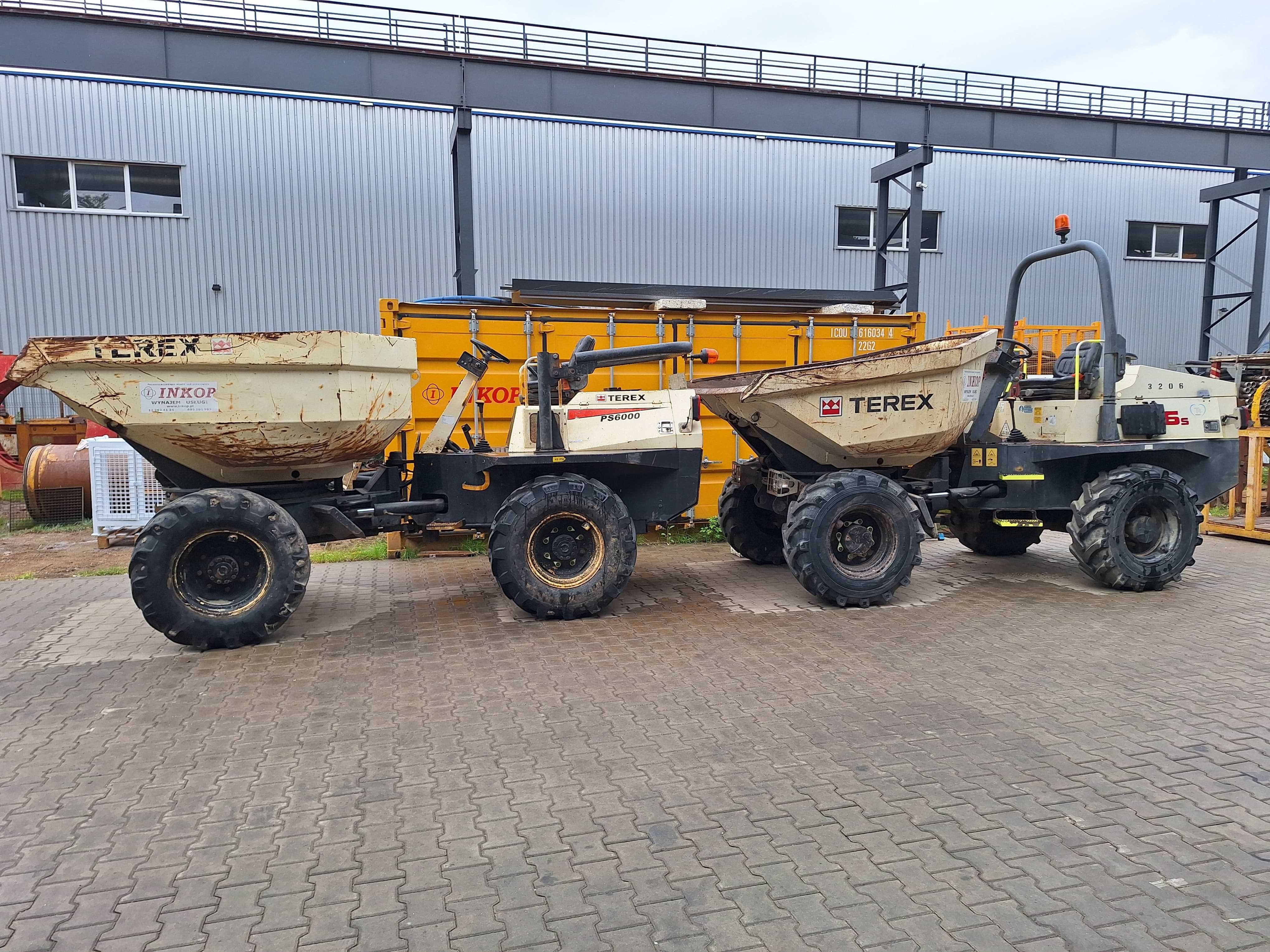 Wozidło budowlane 6T obrotowe Terex TA6s wynajem