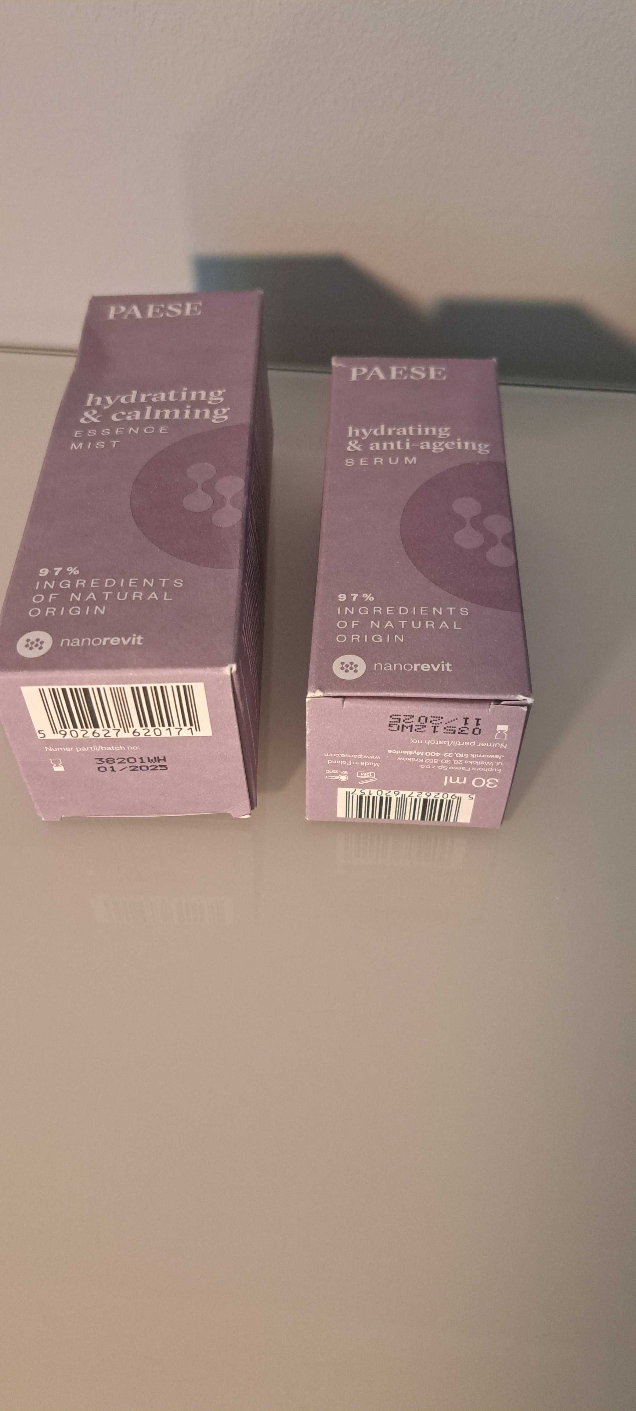 Paese Zestaw prezentowy TOUCH OF CARE, serum, esencja w mgiełce