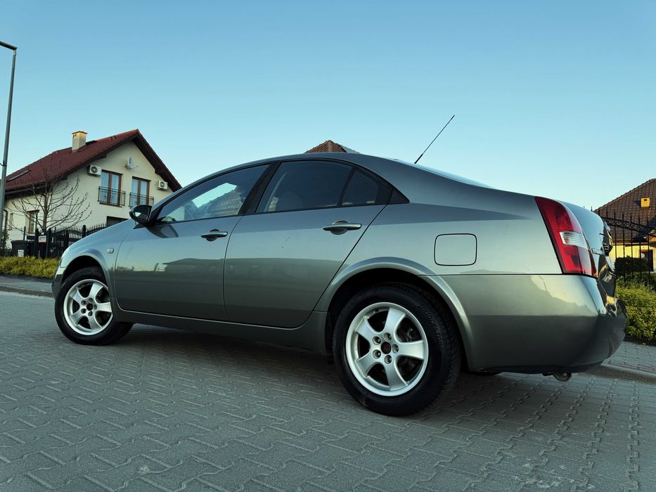 NISSAN PRIMERA 2004r 1.8 benz KLIMA/ALU/KAMERA wzorowy stan 154.000km!