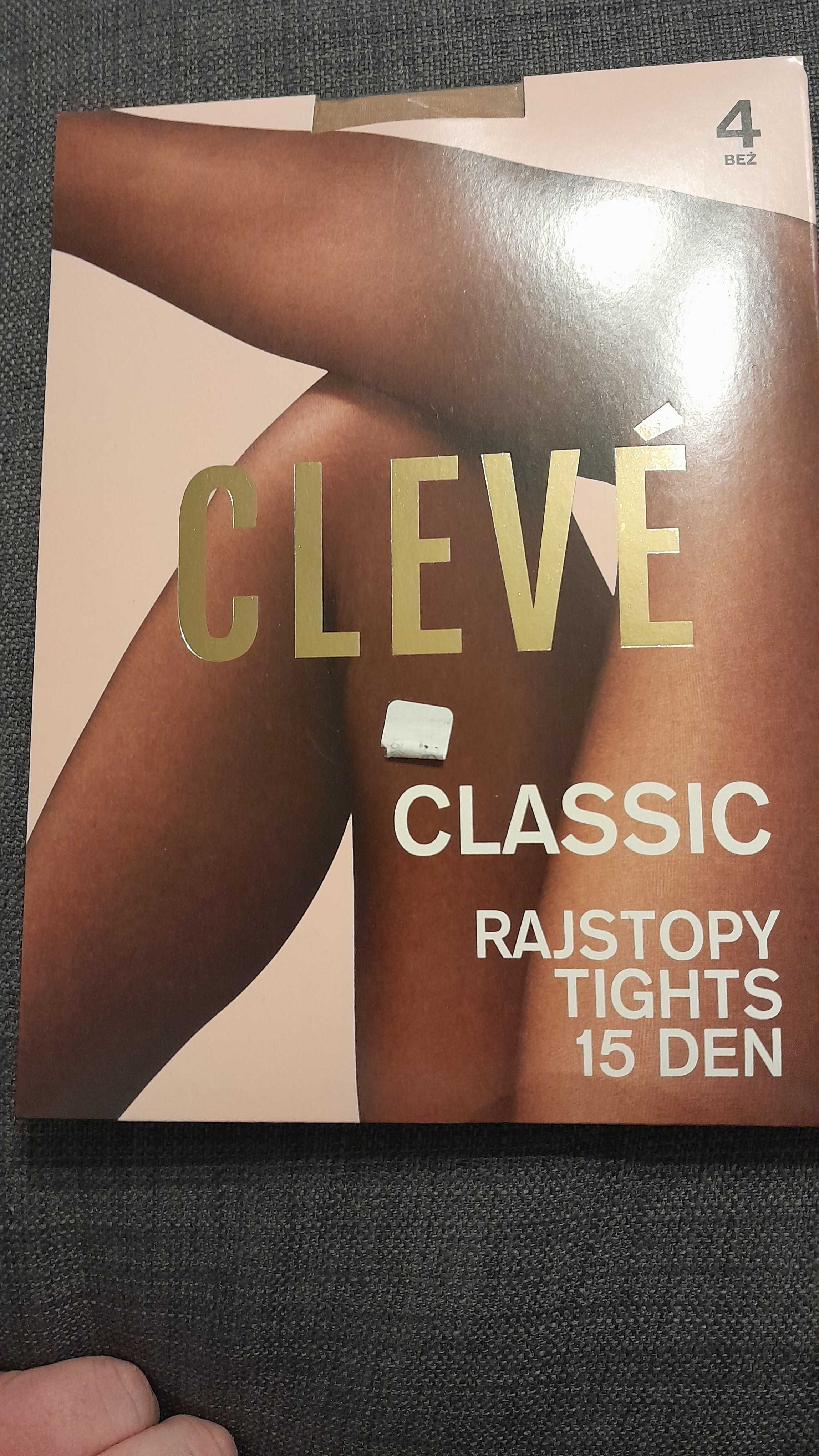 Rajstopy Cleve 15 den beżowe rozmiar 4