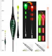 Spławik ŚWIECĄCY 1.3g - Zmiana Koloru - DWIE FUNKCJE + 2x Bateria