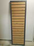 Panel ażurowy Modena drewniany 50x180 cm przegroda balkonowa Leroy