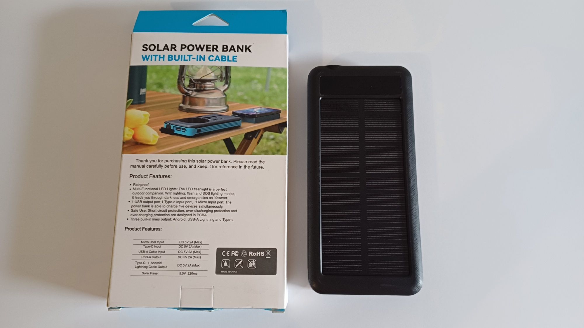 Новий повербанк SOLAR