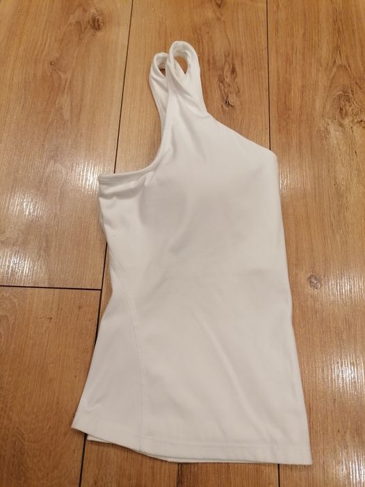 Biały top sportowy roz M