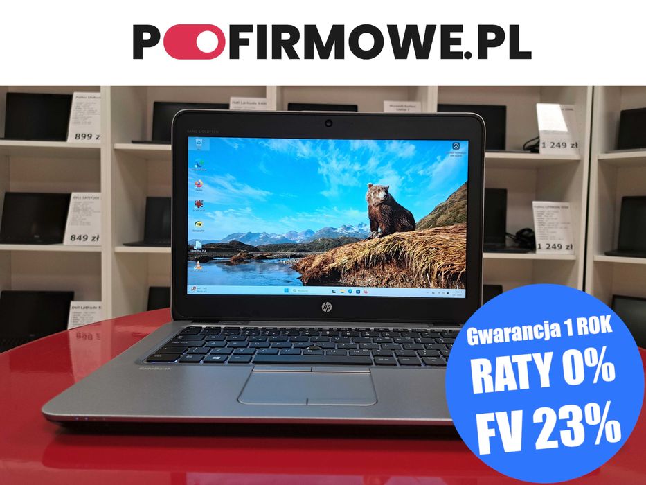 12" Laptop HP Elitebook 820 G3 i5 8GB/256SSD FullHD Win11 Kamera LTE