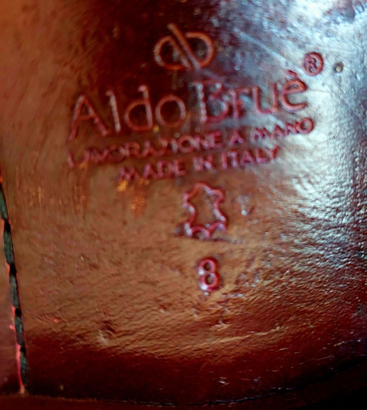 Туфли мужские Aldo Brue Италия. Натуральная замша
