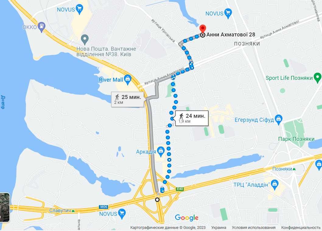 Аренда 1к квартиры 50 м2, ул. Ахматовой 28, метро Позняки, Осокорки