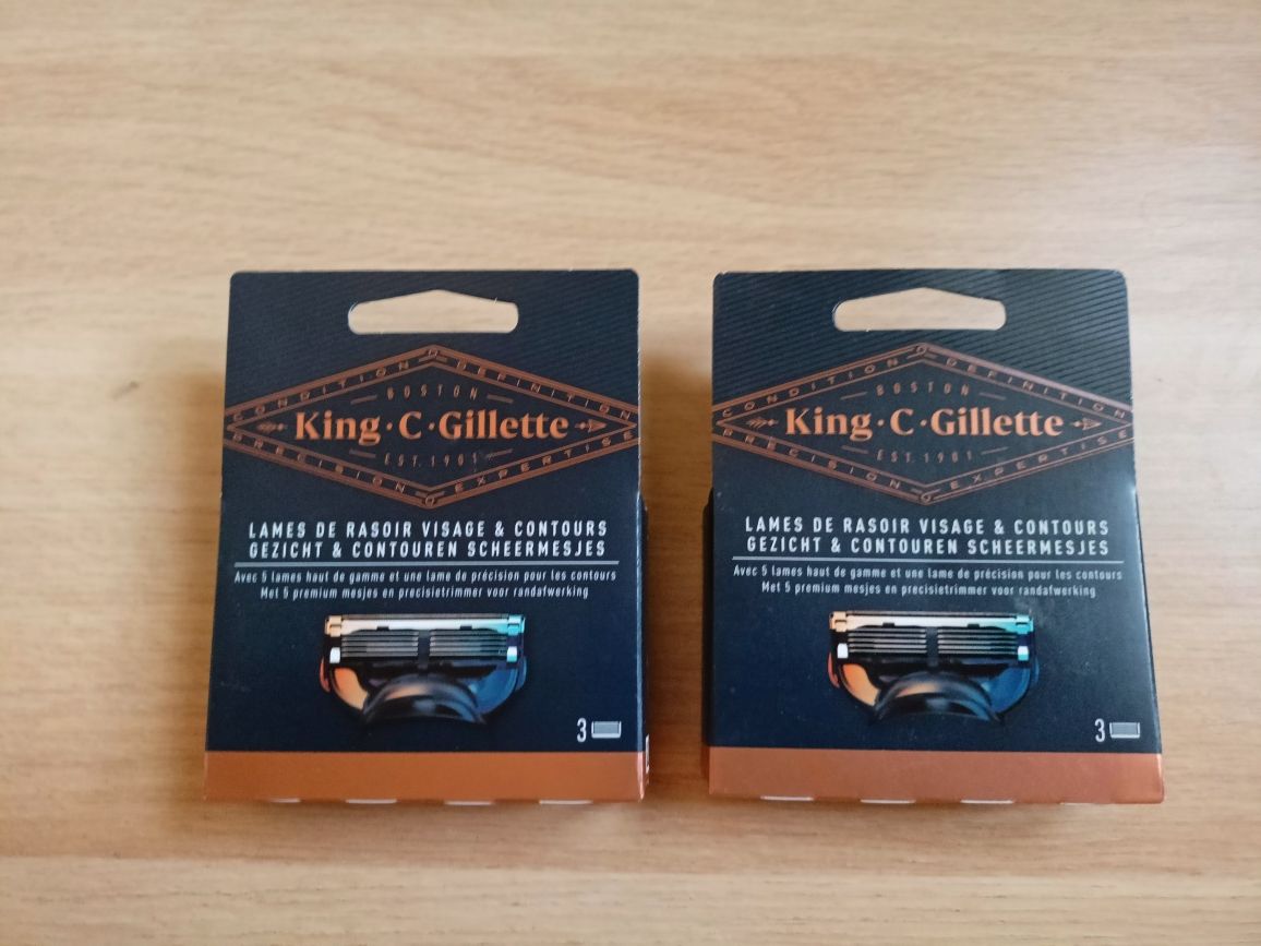 Gillette King C   wkłady - 6 sztuk