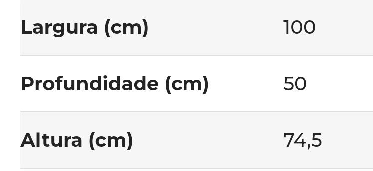 Secretária (cor carvalho)