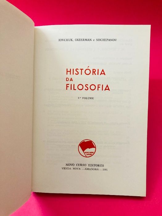História da Filosofia Vol. I-IV - Autores Vários