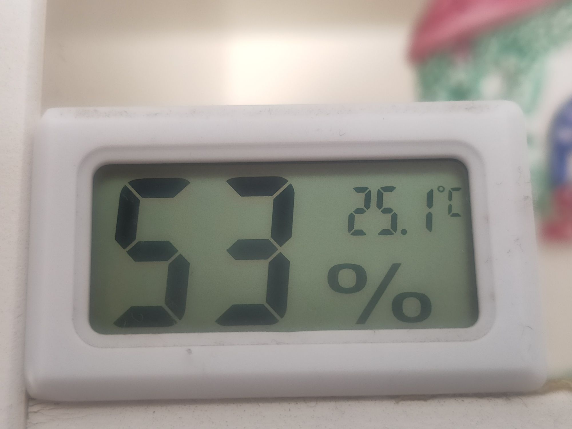 Medidor humildade e temperatura