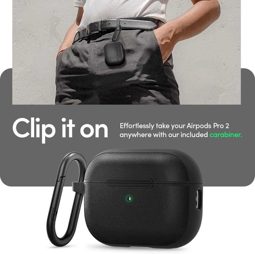 Кожаный чехол Spigen CYRILL Kajuk Чехол для AirPods Pro 2