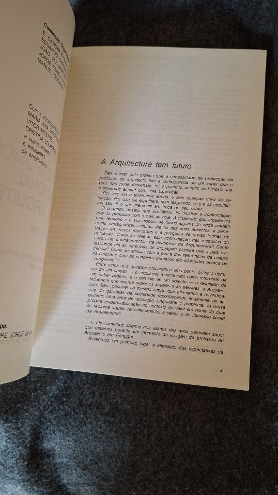 Exposição nacional arquitectura 1985 belas artes
