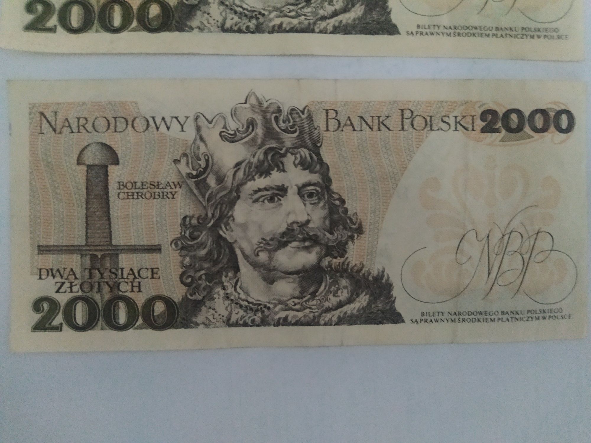 Banknoty 2000 złotych 1977 seria :A