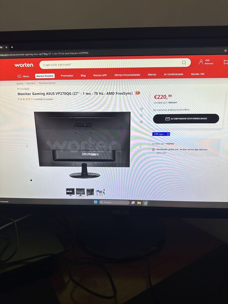 monitor da asus.