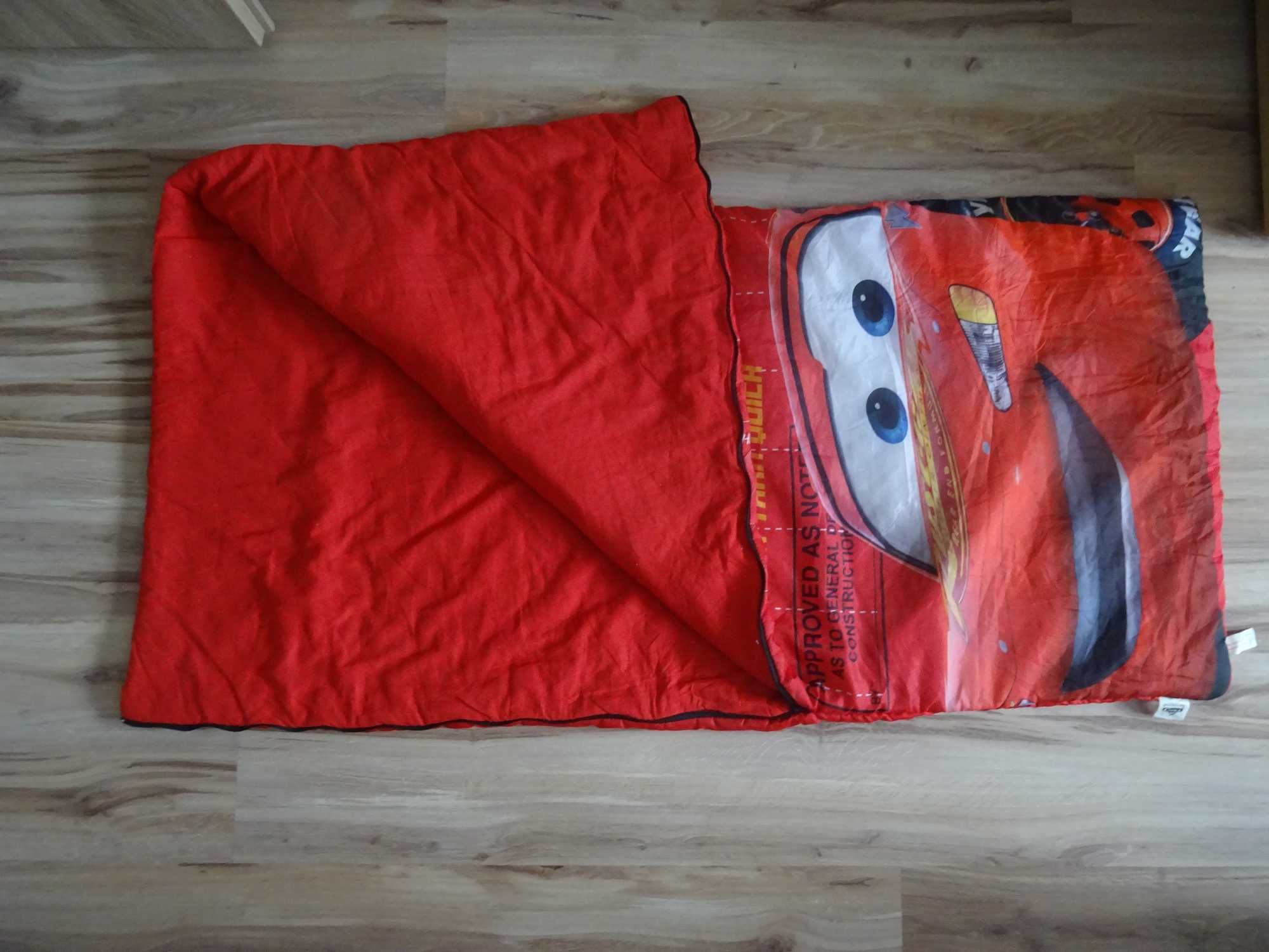 Śpiwór turystyczny dla dzieci Auta Zygzak McQueen