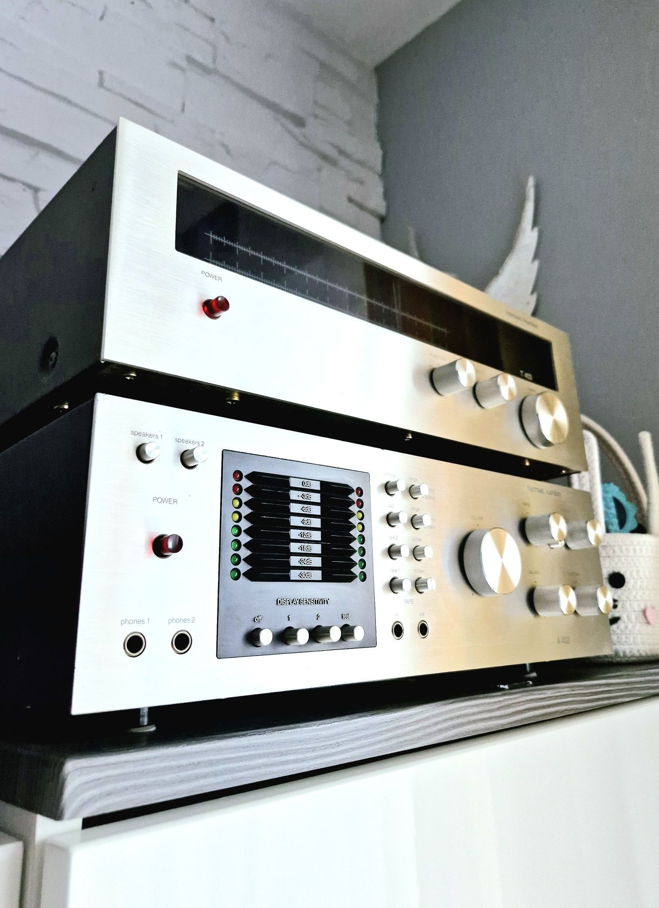 Harman Kardon A402 T403 zestaw audio wzmacniacz, tuner