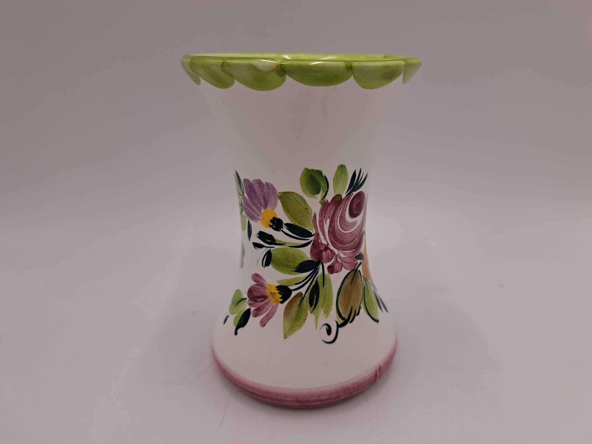 Wazon wazonik ceramiczny Gmundner Austria kwiaty ręcznie malowane