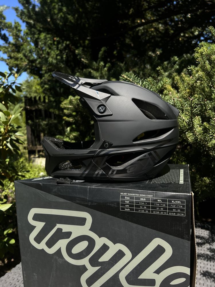 Kask TLD Troy Lee Designs Stage Black Czarny M/L lub XS/S Mips