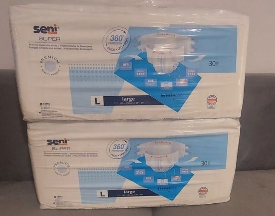 Pieluchomajtki SENI SUPER L – 2 opakowania