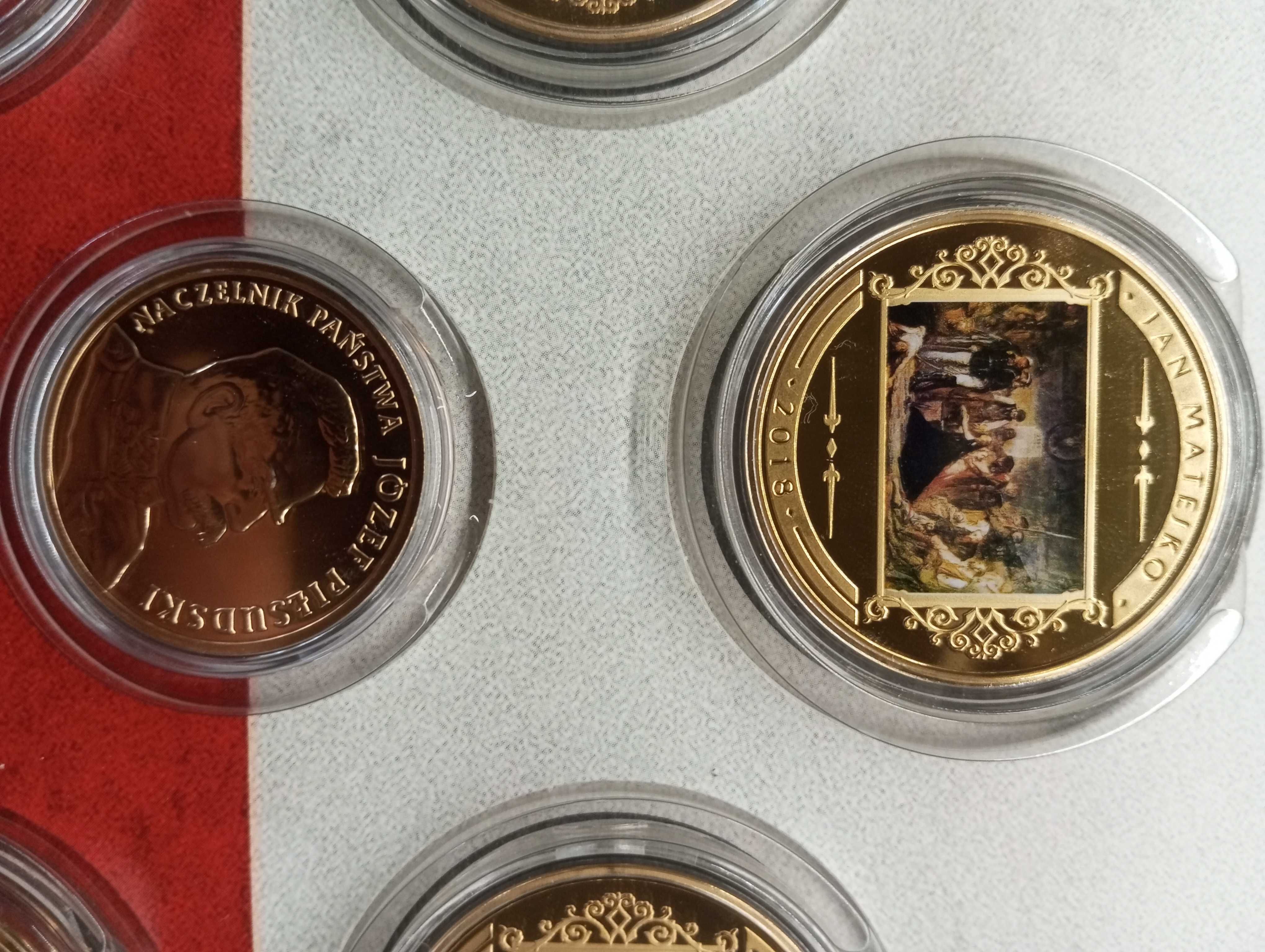 sprzedam zestaw medali. 100 lat niepodległości.