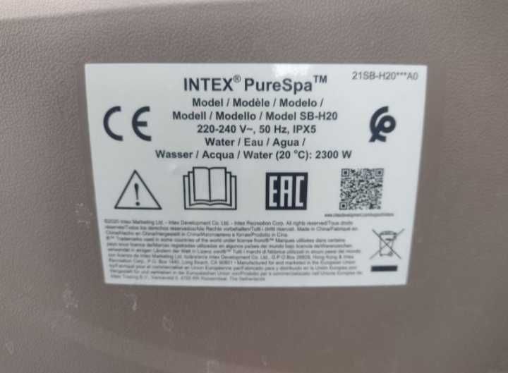 Pompa do Jacuzzi Intex SB-H20