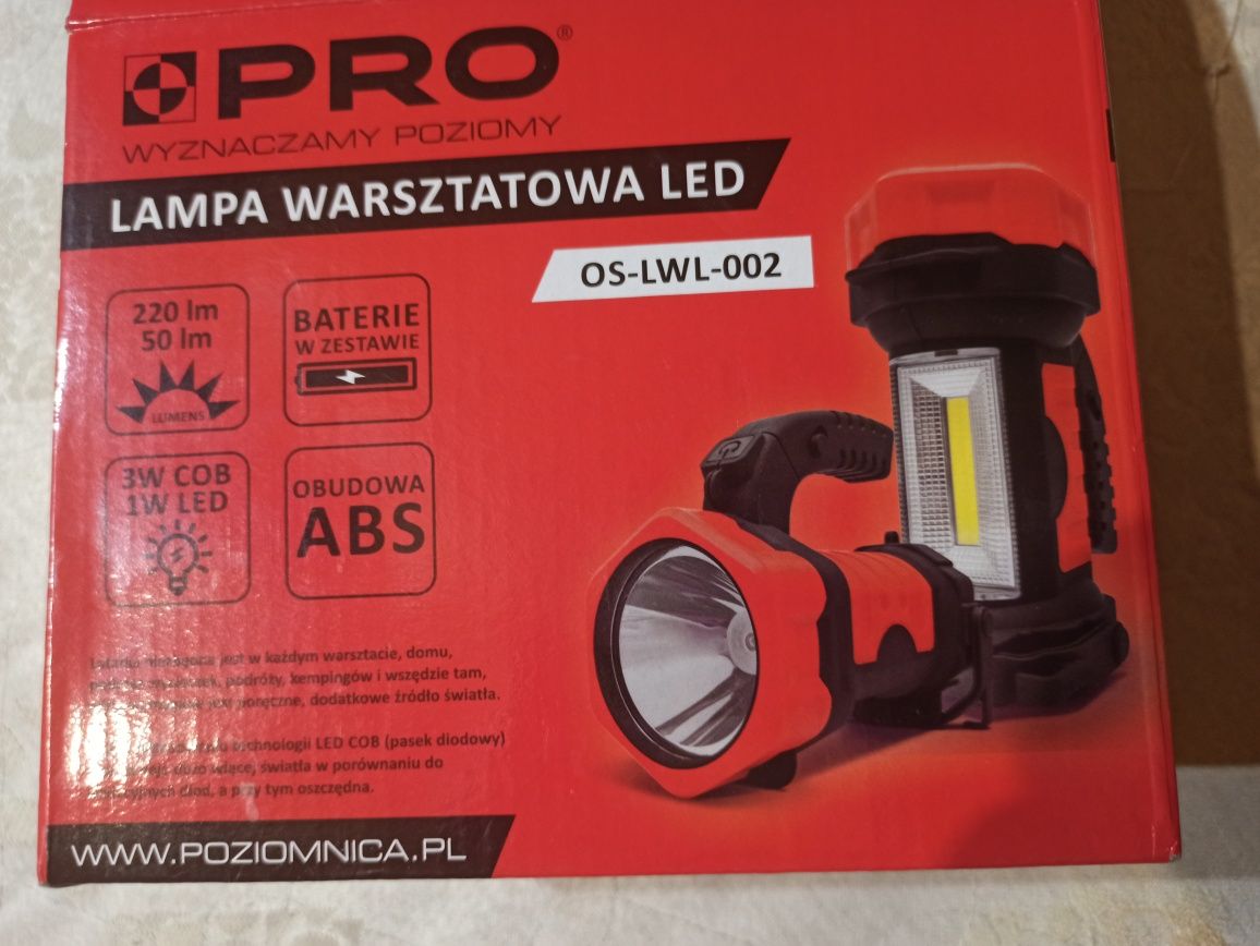 Lampa warsztatowa LED, nowa, okazja !