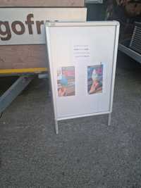 Potykacz reklamowy stojak na plakat dwustronny 110 x 64 cm