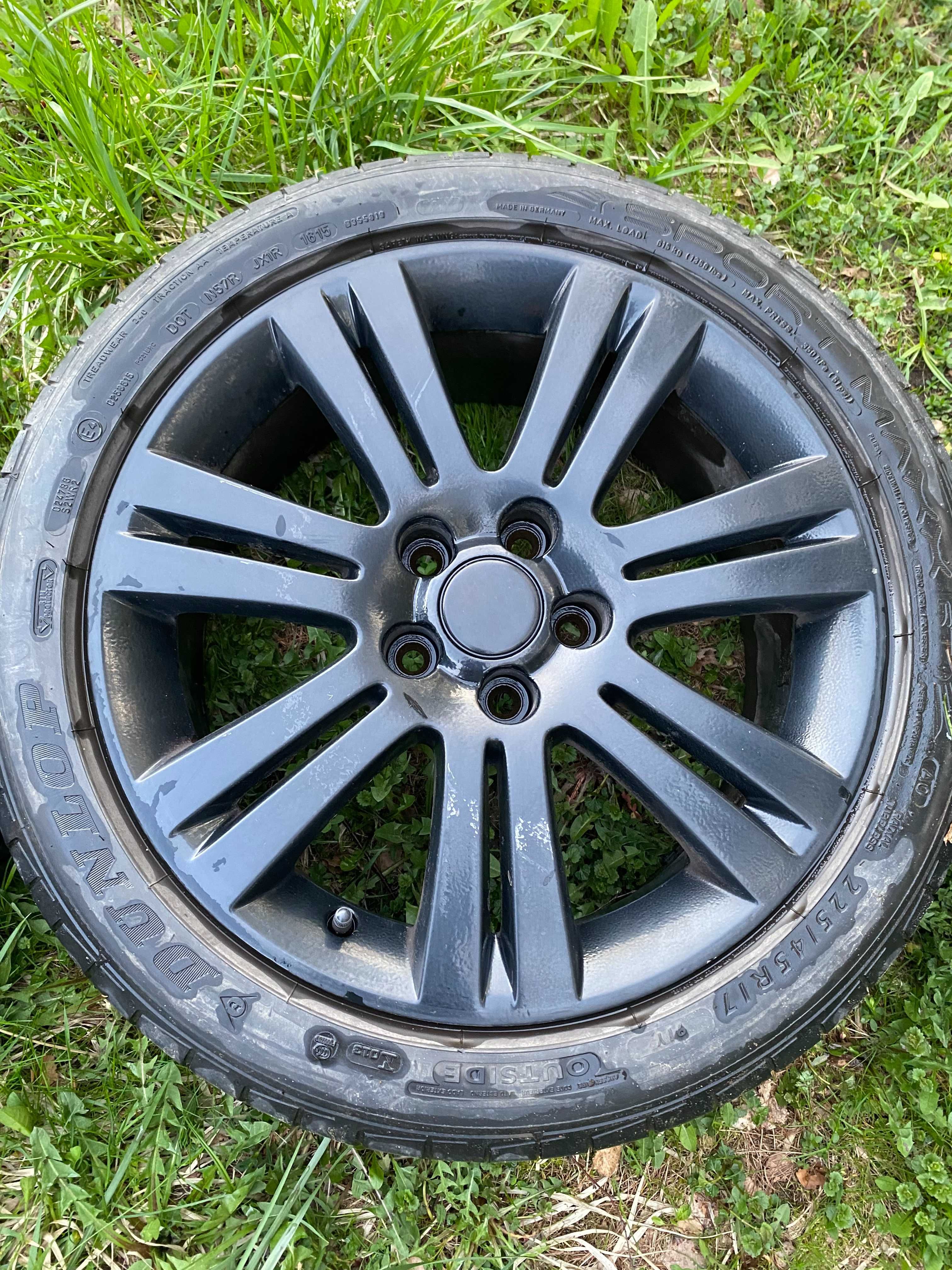 Felgi Czarne 17" Saab/Opel