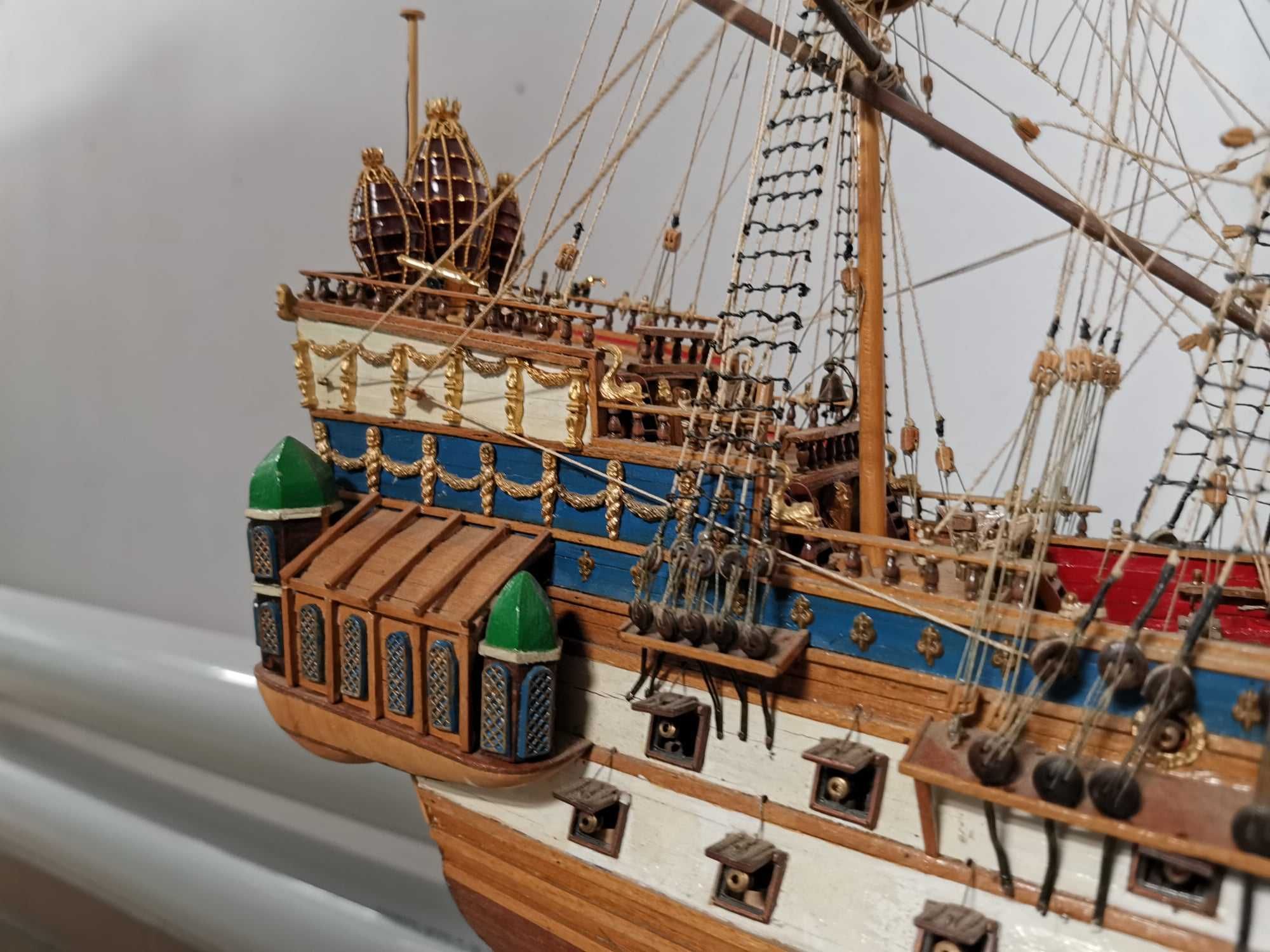 Model żaglowca , okrętu  La Couronne 1:100 Kardynała Richelieu