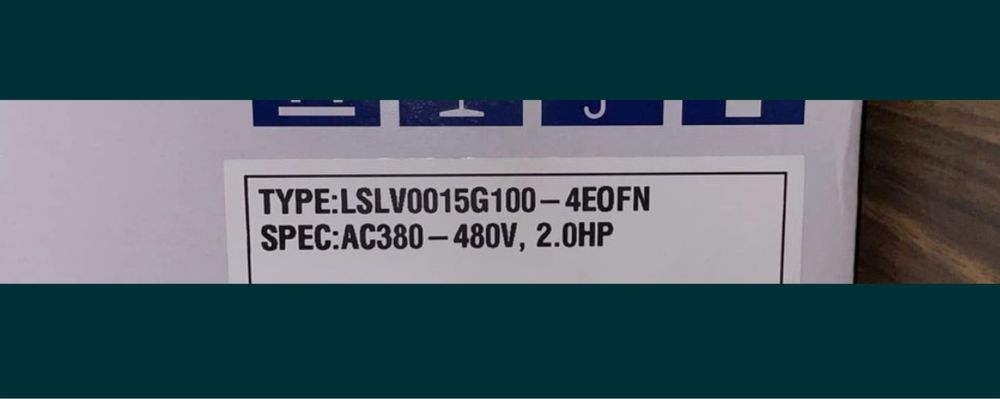 Falownik G100 LV0015G100-4EOFN 1,5 kW 4.0A zasilanie 3x400V AC LG