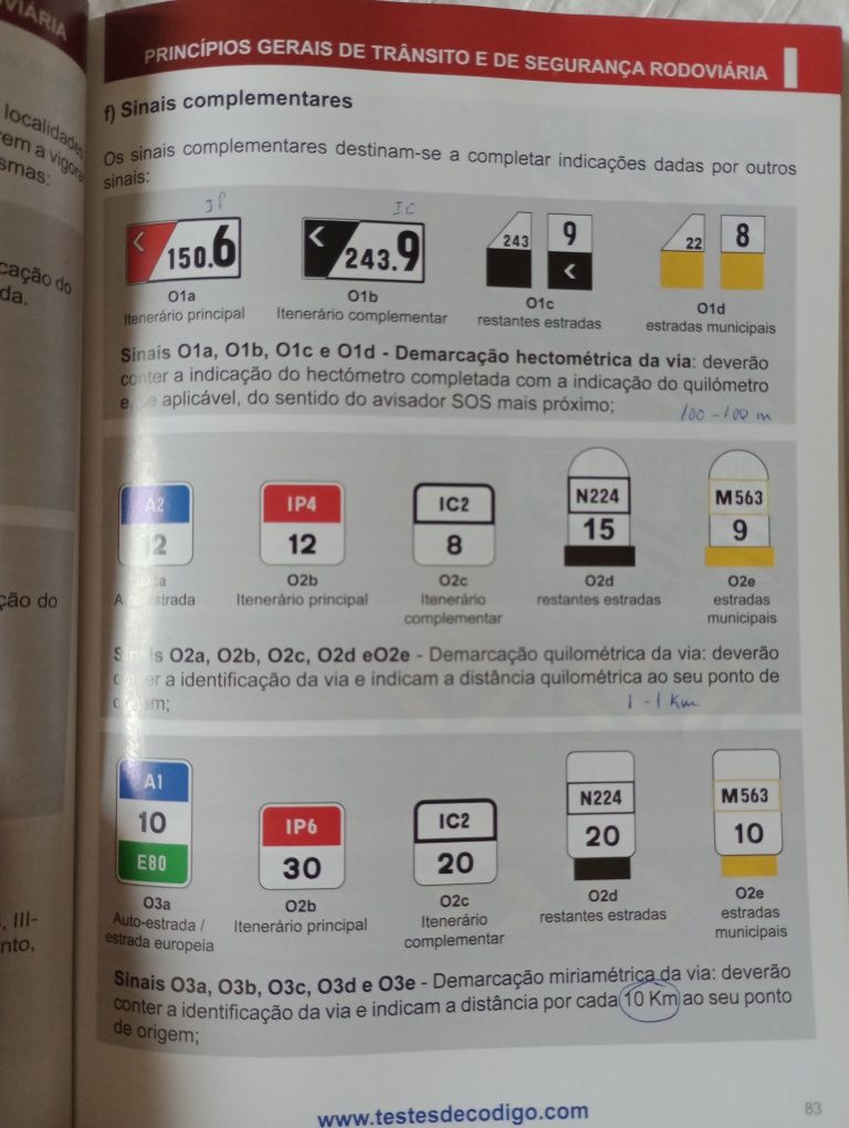 Código de estrada 136° edição