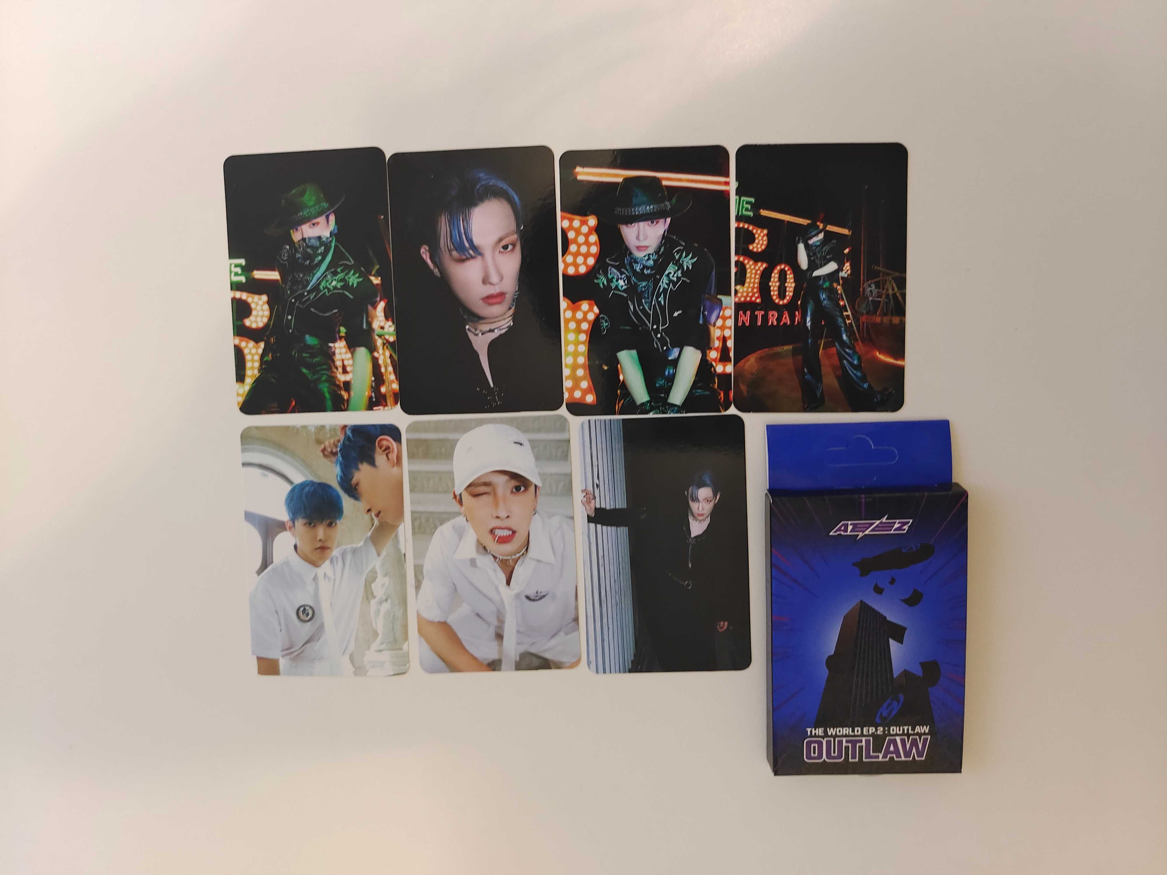 ateez outlaw photocard album platform hongjoong yunho