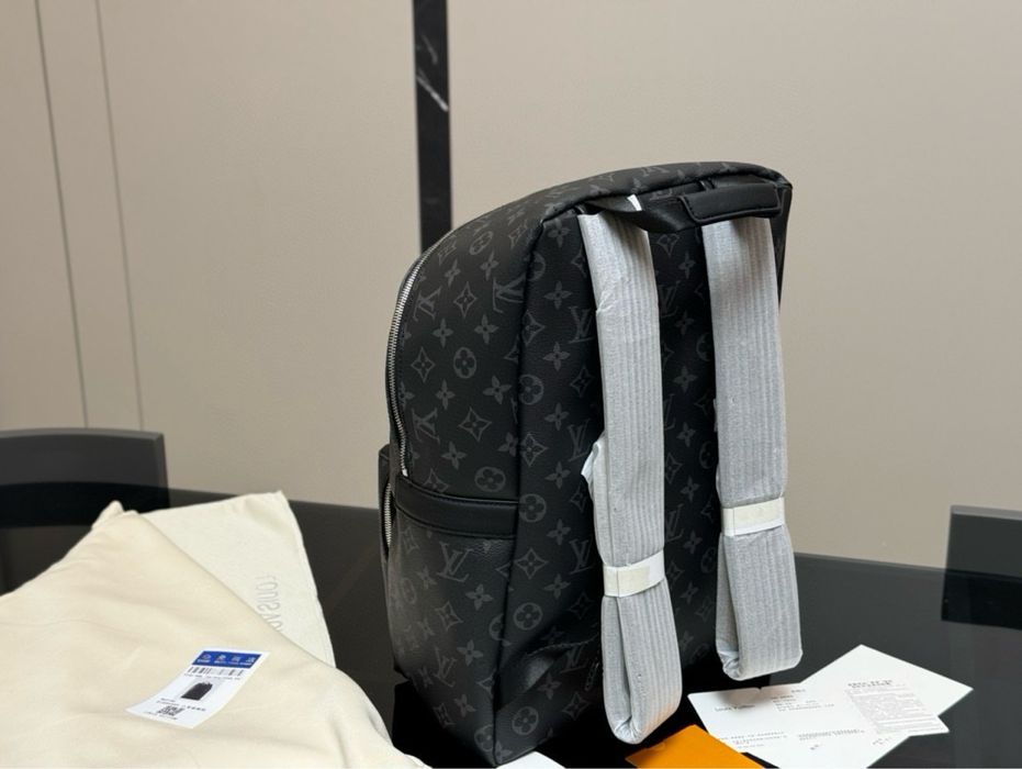 Рюкзак мужской LV Louis Vuitton Discovery Monogram Eclipse Луи Виттон