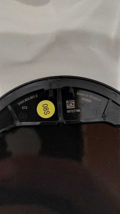 znaczek emblemat logo, pod radar vw golf 7, golf sportsvan, passat b8