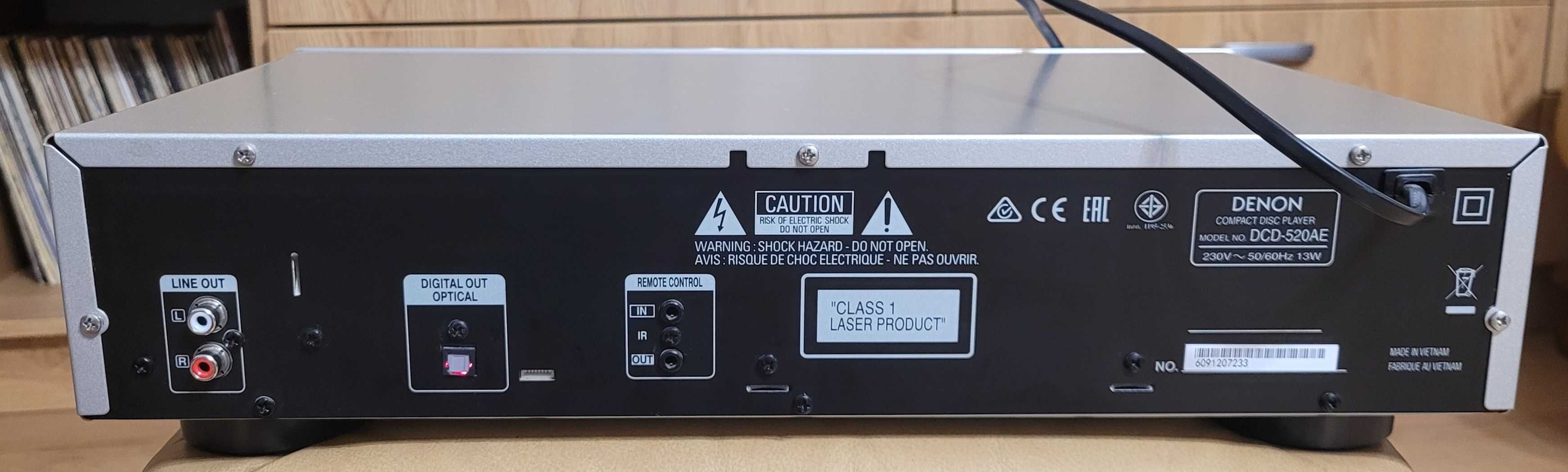 Denon DCD-520AE odtwarzacz cd, MP3, WMA z oryginalnym pilotem