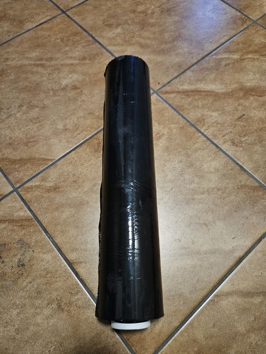 Strecz folia czarny rolka