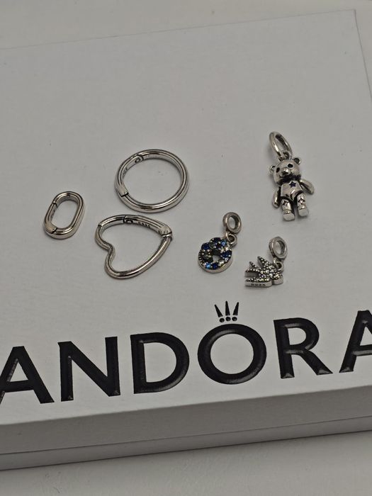 Komplet zawieszek i ogniwek do bransoletki S925 ALE