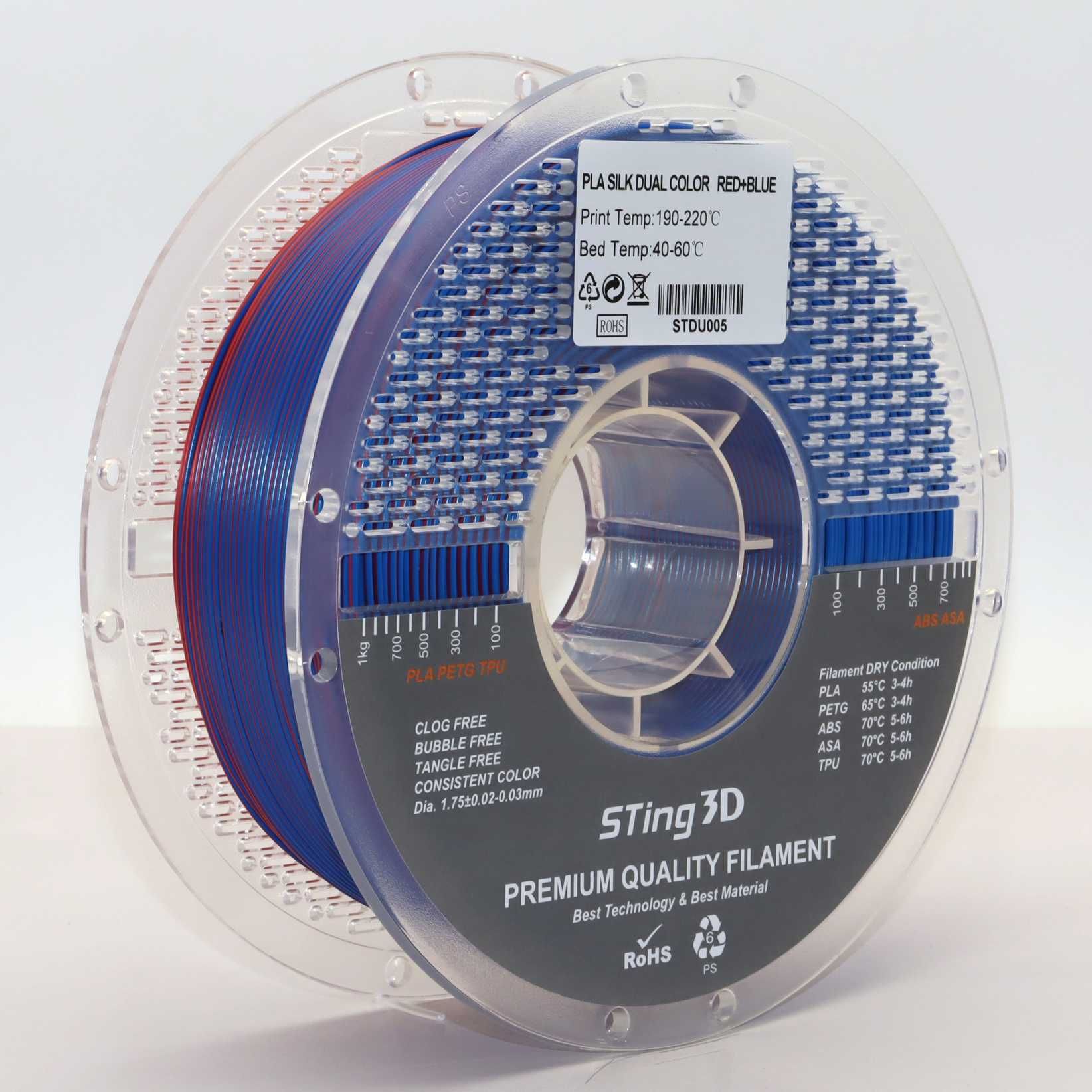 PLA silk Dual color