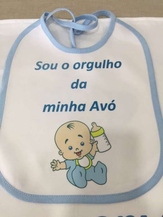 Babetes personalizada menino/ menina