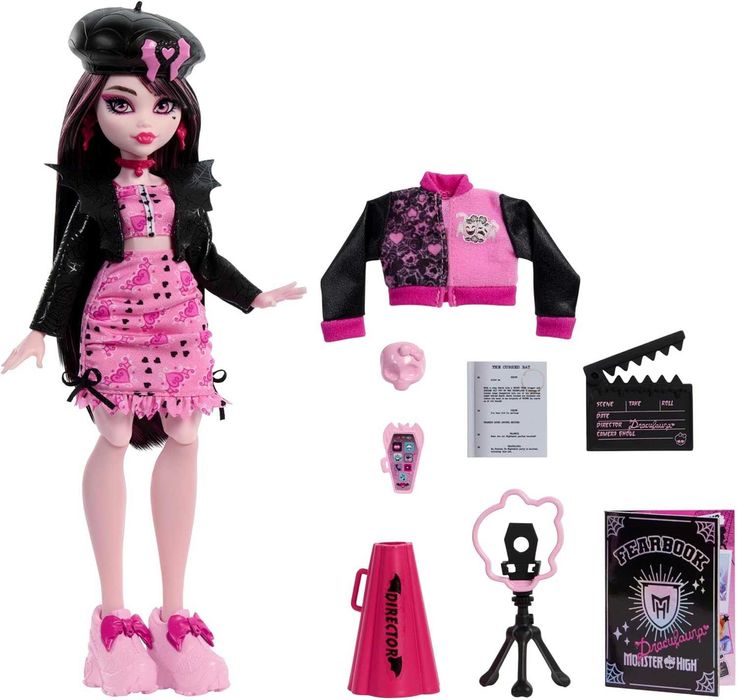 Monster High Fearbook Draculaura Монстер Хай Дракулаура Книга страху