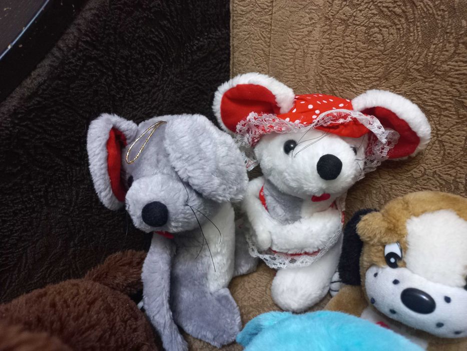 Мягкие игрушки мышки белка гусеница кукла баранчик вязаный жираф