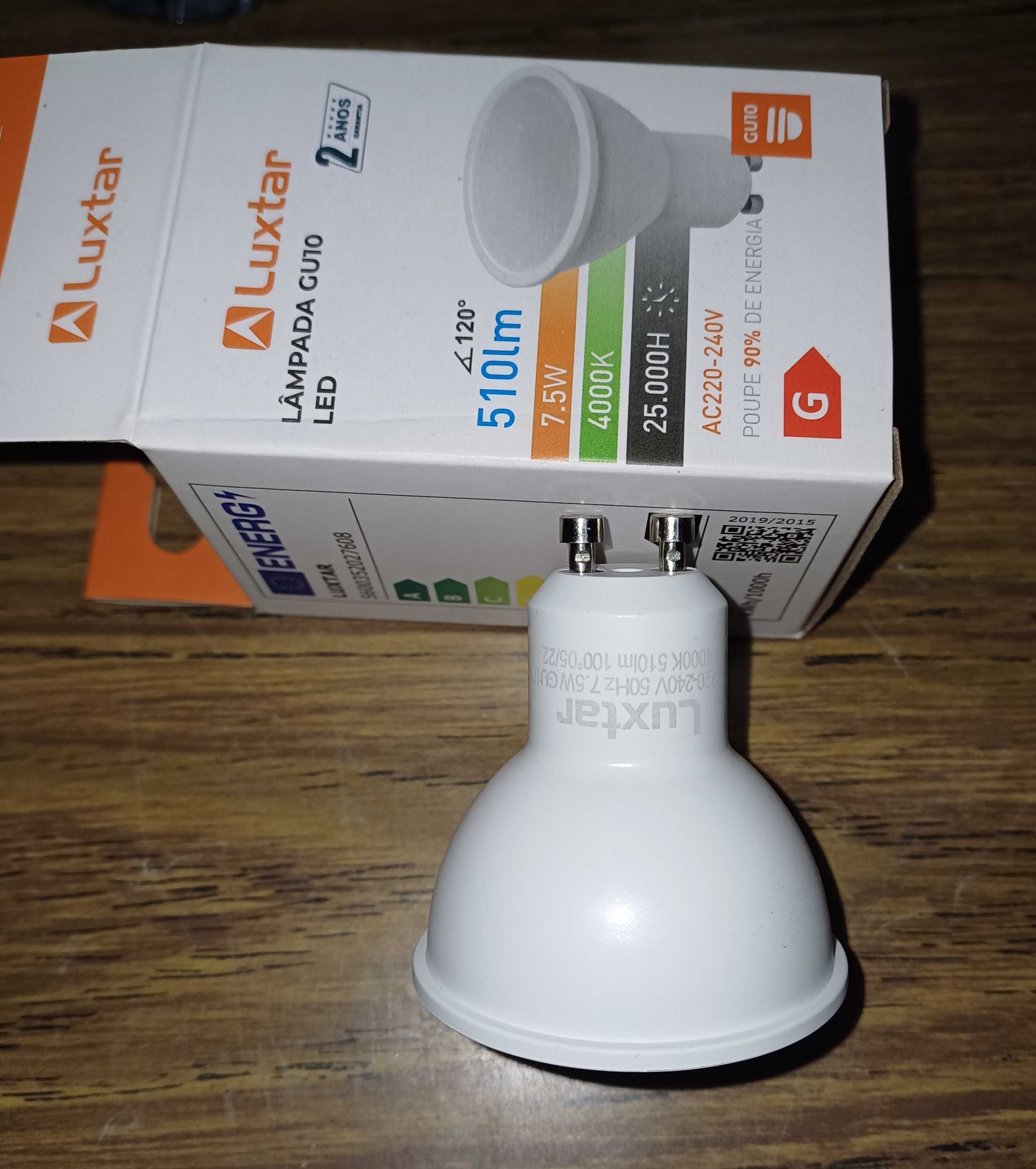 Lampadas GU10 LED 7.5w