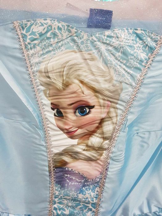 Sukienka przebranie Elsa Kraina Lodu rozmiar 146 152 cm. GP019